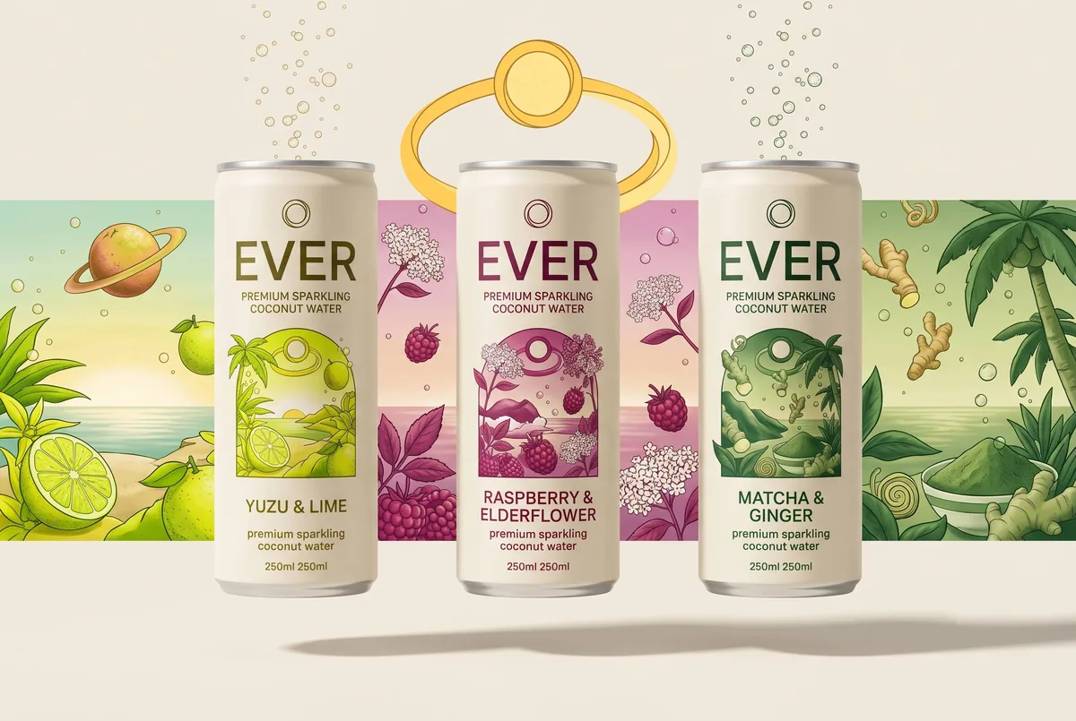 The EVER range: three cans